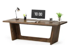 Escrivaninha para Informática, 180 x 79 x 75 cm Escrivaninha para Notebook, Mesa de Estudo, Mesa para Notebook