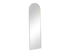 Espelho arqueado de pousar em metal L50 x A170 cm dourado - MAILEN