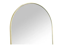 Espelho arqueado de pousar em metal L50 x A170 cm dourado - MAILEN
