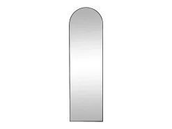 Espelho arqueado para pousar em metal - 65 x 170 cm - Preto - MAILEN