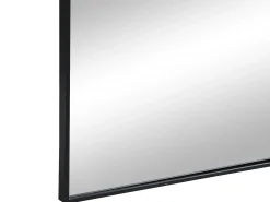 Espelho arqueado para pousar em metal - 65 x 170 cm - Preto - MAILEN