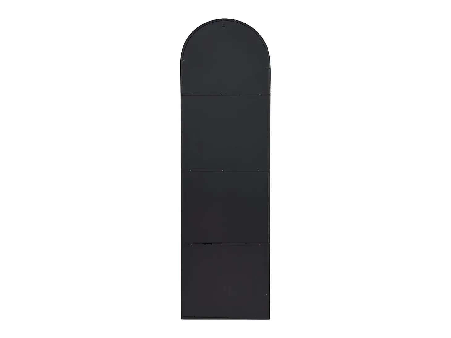Espelho arqueado para pousar em metal - 65 x 170 cm - Preto - MAILEN