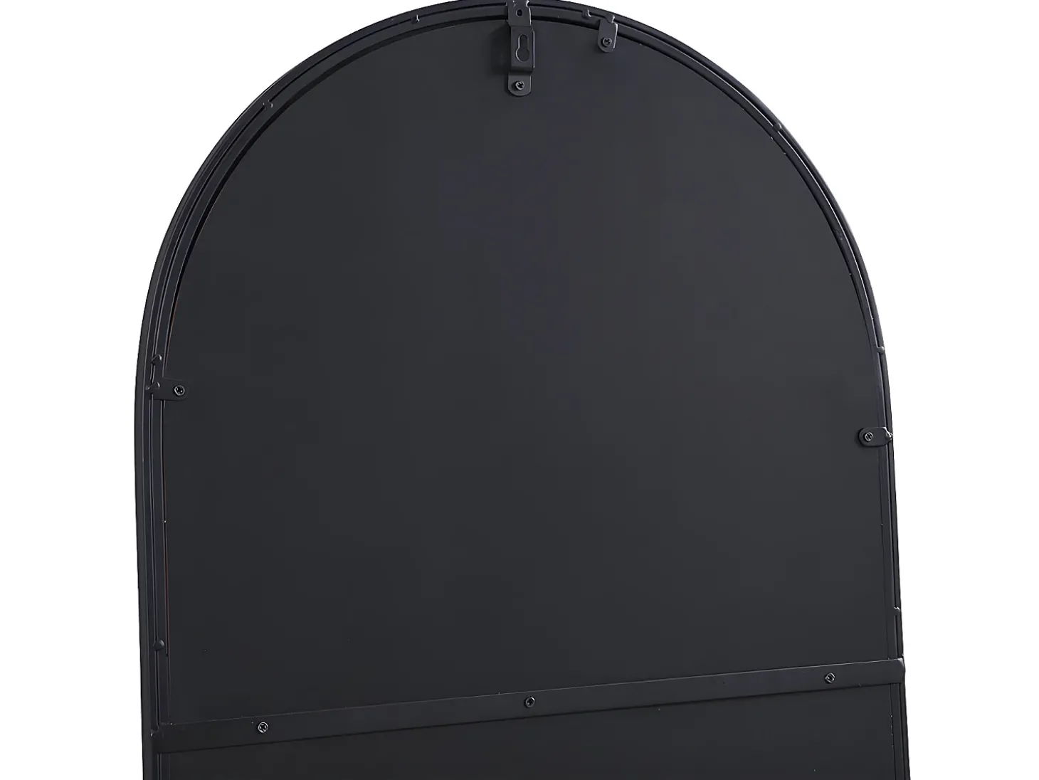 Espelho arqueado para pousar em metal - 65 x 170 cm - Preto - MAILEN
