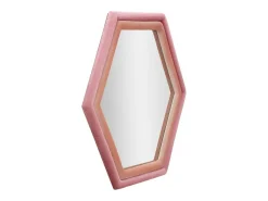 Espelho Balla, Espelho, Artigo de decoração de parede, Decoração com espelho, 75x4 h80 cm, Rosa