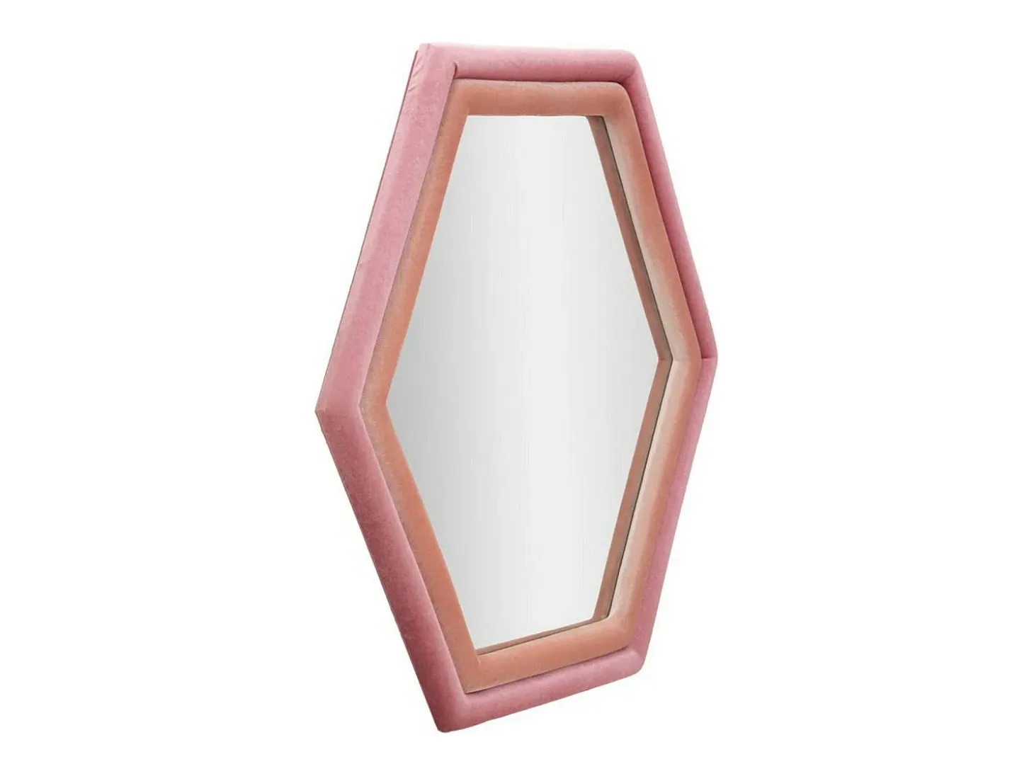 Espelho Balla, Espelho, Artigo de decoração de parede, Decoração com espelho, 75x4 h80 cm, Rosa