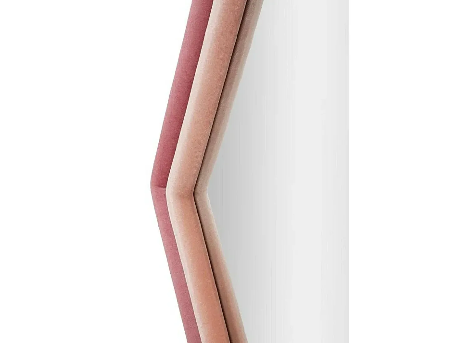 Espelho Balla, Espelho, Artigo de decoração de parede, Decoração com espelho, 75x4 h80 cm, Rosa