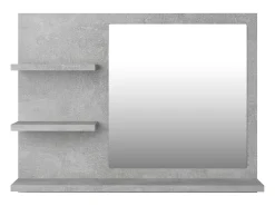 Espelho de banheiro 60 x 10,5 x 45 cm em aglomerado cinza 02_0006944