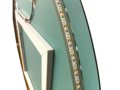 Espelho de banheiro oval reversível retroiluminado OLIVIA LED 50x100 Fabricado em Itália