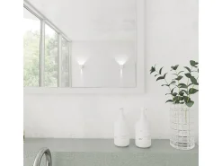Espelho de casa de banho branco 45x2x60 emma