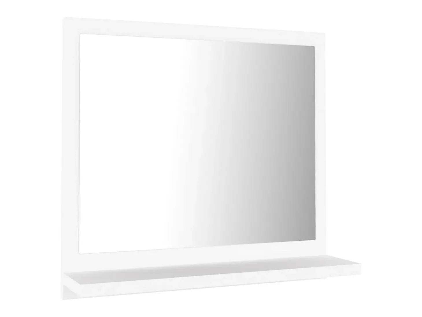 Espelho de casa de banho 40x10,5x37 cm derivados madeira branco