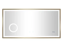 Espelho de casa de banho retangular - 120 x 60 cm - AITANA
