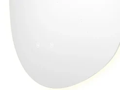 Espelho de casa de banho luminoso assimétrico anti vapor de água 60x80 cm - INACIA