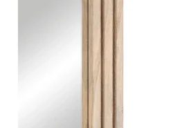 Espelho de casa de banho 50x70 cm mangueira maciça e vidro