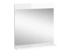 Espelho de casa de banho branco 60x12x62 izan