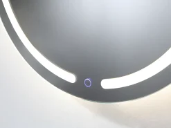 Espelho de casa de banho redondo com iluminação LED NEREA - C 60 x A 60