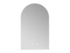 Espelho de casa de banho em arco antiembaciamento com LEDs, L50 cm, ARCADI