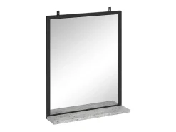 Espelho de casa de banho betão 50x12x60 fyrk