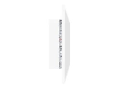 Espelho de casa de banho c/ LED 80x8,5x37 cm acrílico branco