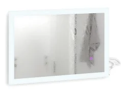 Espelho de casa de banho branco 60x2.8x40