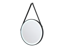 Espelho de casa de banho luminoso redondo suspenso 60x60 cm - BORJA