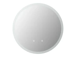 Espelho de casa de banho luminoso redondo anti vapor de água D60 cm - VERECIO