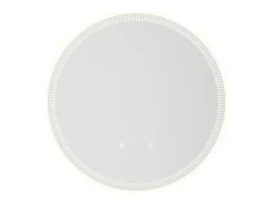 Espelho de casa de banho luminoso redondo anti vapor de água D60 cm - VERECIO