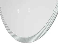 Espelho de casa de banho luminoso redondo anti vapor de água D60 cm - VERECIO