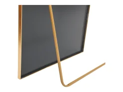 Espelho de corpo inteiro com moldura fina dourada, 180 x 80 cm, espelho grande de chão, para quarto, closet e parede.