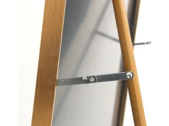 Espelho de corpo inteiro arqueado, 180 x 80 cm, corpo inteiro, fixado na parede, espelho de chão, para sala de estar, dourado