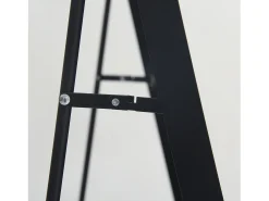 Espelho de corpo inteiro arqueado - 53 x 162 cm Espelho de pé arqueado grande de corpo inteiro - Espelho de penteadeira para sala de estar, preto