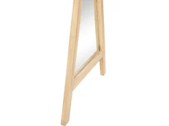 Espelho de criança estilo tenda em madeira de teca - L. 55 x A. 120 cm - Natural - BATAM