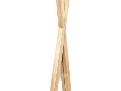 Espelho de criança estilo tenda em madeira de teca - L. 55 x A. 120 cm - Natural - BATAM