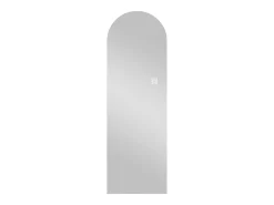 Espelho de mesa ou de parede com LED, 165x50 cm, com brilho ajustável - Vidro prateado