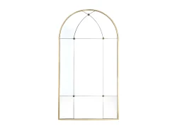 Espelho de metal para janela, L. 80 x A. 150 cm, Ouro Antigo, PALMYRE