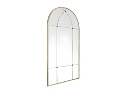 Espelho de metal para janela, L. 80 x A. 150 cm, Ouro Antigo, PALMYRE