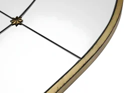 Espelho de metal para janela, L. 80 x A. 150 cm, Ouro Antigo, PALMYRE