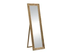Espelho de pé com molduras HONORE - Madeira de eucalipto - 50 x 170 cm - Dourado