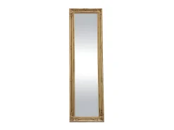 Espelho de pé com molduras HONORE - Madeira de eucalipto - 50 x 170 cm - Dourado