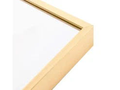 Espelho de pé retangular com moldura em metal HD Espelho de pé grande para sala, quarto e closet Espelho dourado 150x40cm