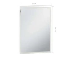 Espelho de Parede LED Moderno 60x80 cm para Casa de Banho