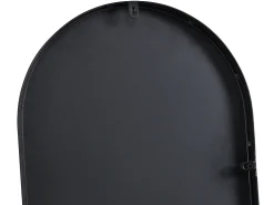 Espelho de parede oval em metal - C. 40 x A. 140 cm - Preto - ONIKAL.