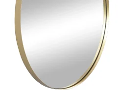 Espelho de parede redondo em metal - D.80 cm - Dourado - JAFFREL