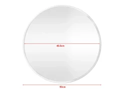 Espelho de parede redondo 50 cm branco fosco 03_0007941