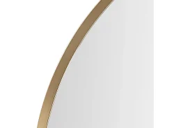Espelho de parede redondo 50 cm de diâmetro dourado 03_0007917