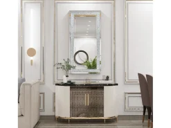 Espelho decorativo retangular grande, espelho de parede decorativo, espelho de parede para quarto, design 120x60cm