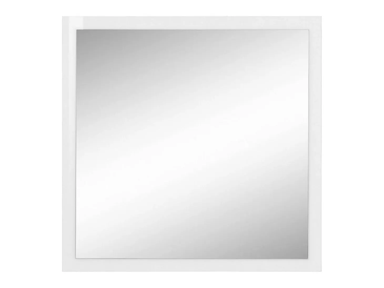 Espelho Dmancon, espelho de banheiro, 100% fabricado na Itália, 60x2h60 cm, branco brilhante