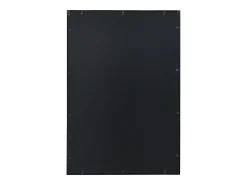 Espelho estilo janela industrial em metal - L.60 x A.86,5 cm - Preto - HISAE