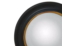 Espelho FRANKLIN - Madeira - D. 66 cm - Preto e latão