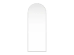 Espelho grande arco em madeira de paulownia C65 x A170 cm branco - SHANGI