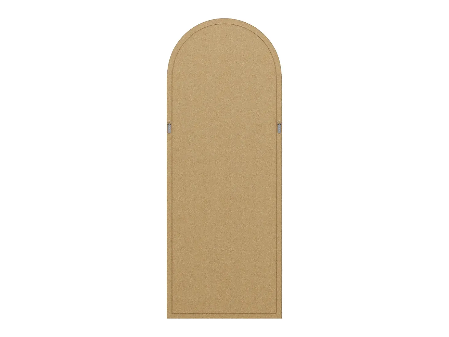 Espelho grande arco em madeira de paulownia C65 x A170 cm branco - SHANGI